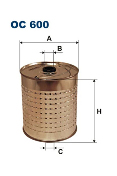 Filtron Oil filter MERCEDES-BENZ T2/L 1968-1974 OC 600
