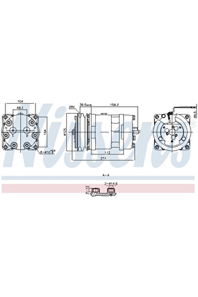 Nissens Compresor Climatizare Renault Trucks C/D Volvo Fe 2