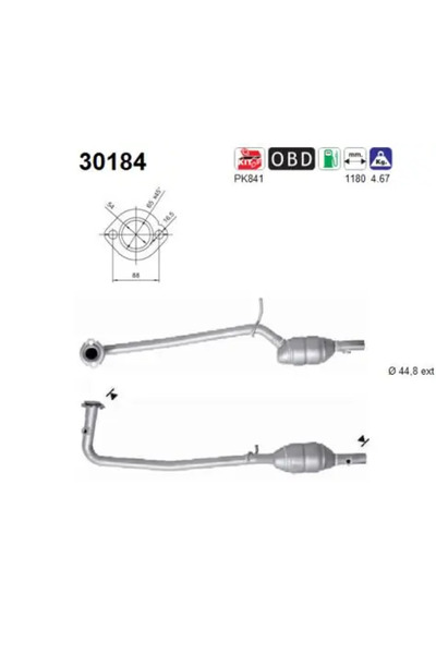 As Catalizator Dacia Logan/Sandero