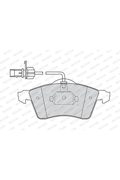 FERODO Brake Pad Set Disc Brake Vw California T4 Camper/LT 28-46 2 Body/Trans...