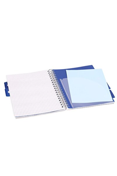 Strigo Spiral notebook and dividers Project Book SKY B5, mathematics, 200 pg, cardboard covers PADS007