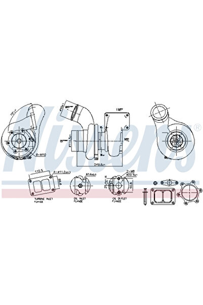 Nissens Compresor Sistem De Supraalimentare Renault Trucks Magnum