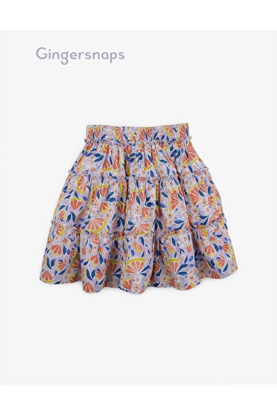 Gingersnaps Girls Printed Flared Skirt