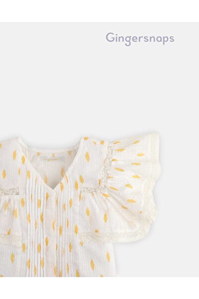 Gingersnaps Girls Printed Butterfly Top