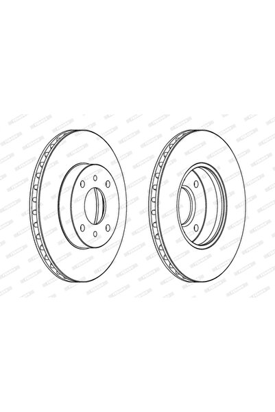 FERODO Disc Frana Nissan Almera Ii (n16) 2000-2006 Diesel