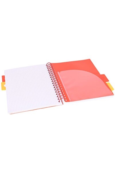 Strigo Spiral notebook and dividers Project Book TROPICAL B5, mathematics, 200 pg, cardboard covers PADS064