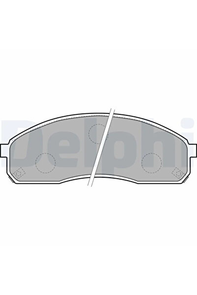 DELPHİ Brake pad set disc brake FORD USA EXPLORER 2006-2010 LP1671