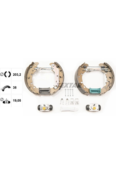 TEXTAR Set Saboti Frana Ford Fiesta 5 Van/Fiesta Caseta//Puma Ford Australia ...