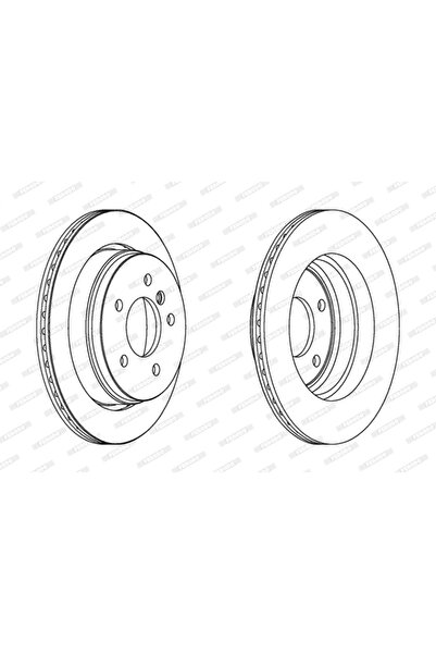 FERODO Brake Disc Bmw 3