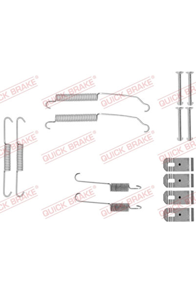 QUICK BRAKE Set Accesorii, Sabot De Frana 105-0015 Mazda 2/2 Hatchback/2 Limu...