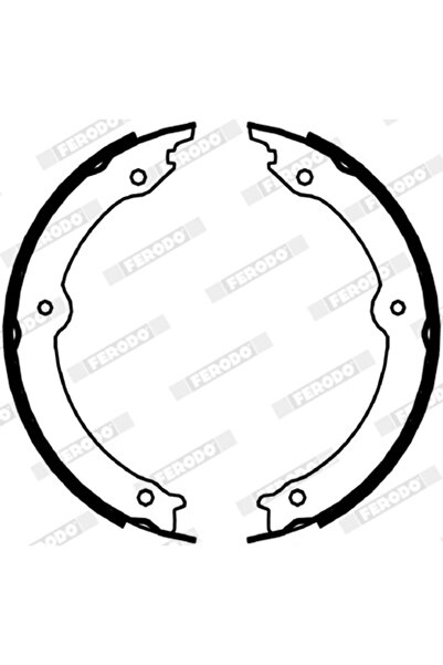 FERODO Toyota Land Cruiser 200 Handbrake Shoe Set