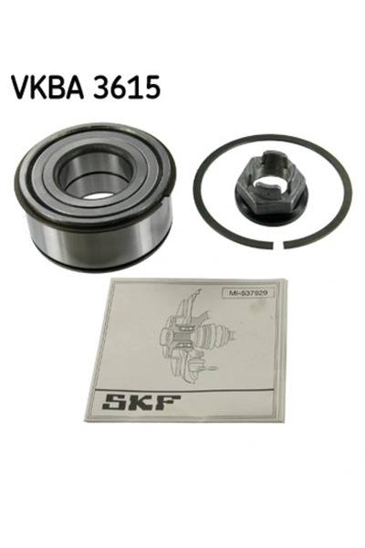 SKF Wheel bearing kit RENAULT SCÉNIC I minibus 2000-2003 VKBA 3615