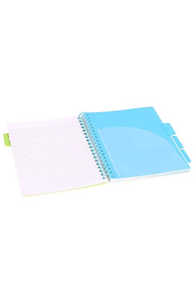 Strigo Spiral notebook and dividers Project Book NEON B5, dictando, 200 pg, cardboard covers PADS086