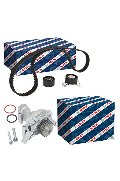 Bosch Комплект водна помпа + ангренажен ремък Citroen C4 1/C4 Cupe/C5 1 Fiat ...