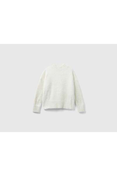 United Colors of Benetton Solid High-Neck Sweater