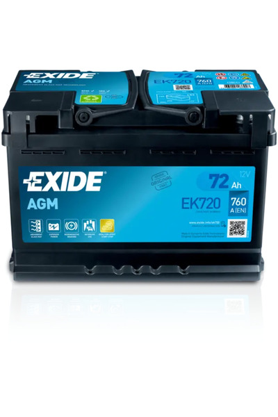 EXIDE Baterie de pornire OPEL MOKKA X VAN 2018-2023 EK720