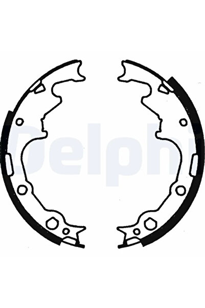 DELPHİ Set of brake shoes PLYMOUTH VOYAGER / GRAND VOYAGER 1986-1990 LS1780