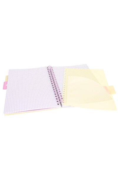 Strigo Spiral notebook and dividers Project Book MEDUZA B5, mathematics, 200 pg, cardboard covers PADS052