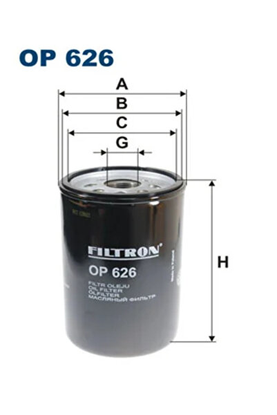 Filtron Filtru Ulei Man Foc/G90/L2000 Temsa Md