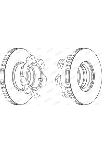 BERAL Disc Frana Man L2000/M 2000 L Mercedes-Benz T2/LN1 Cabina Cu Motor/T2/L...
