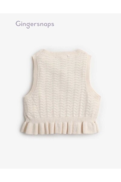 Gingersnaps Girls Printed Crop Top