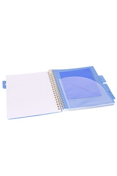 Strigo Spiral notebook and dividers Project Book MARBLE B5, mathematics, 200 pg, cardboard covers PADS031