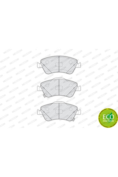 FERODO Комплект спирачни накладки за дискови спирачки Toyota Auris/Corolla Sedan