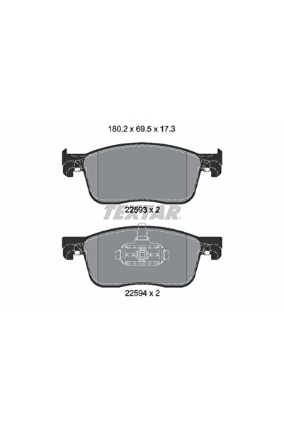 Krieger Комплект накладки за дискови спирачки Citroen C4 Spacetourer/Jumpy 3