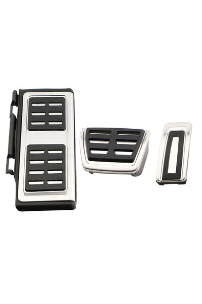 Choice1 AT 3 pcs Car Pedal Sport Fuel Brake Dead Pedal Cover Set DSG for Seat...