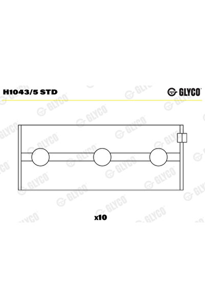 GLYCO Cuzineti Arbore Cotit Abarth Ritmo Fiat 124 Spider/131/132
