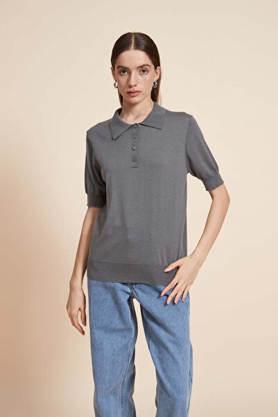 Yola Solid Short Sleeve Polo Shirt