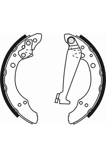Abe Rear axle brake shoe set SKODA FAVORIT pick-up (787) 1992-1997