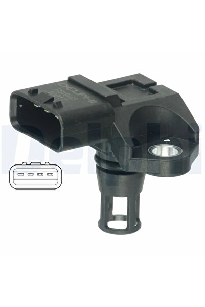 DELPHİ Senzor Presiune Supraalimentare Opel Astra H/Astra J/Corsa D Vauxhall ...