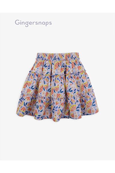 Gingersnaps Girls Printed Flared Skirt