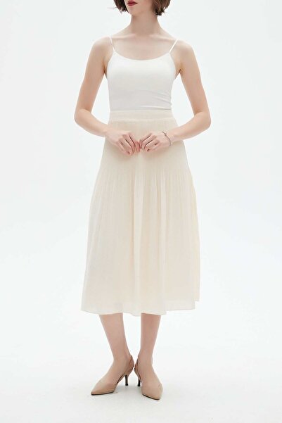 Nichii Women's Ruffled Midi Skirt