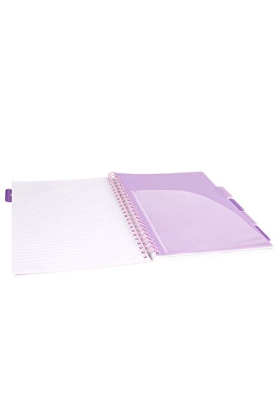 Strigo Spiral notebook and dividers Project Book PANDA A4, dictando, 200 pg, cardboard covers PADS093
