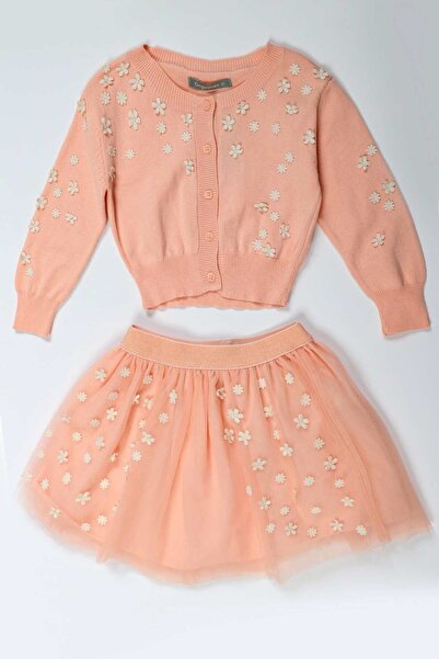 Gingersnaps Girls Embroidered Puff Skirt