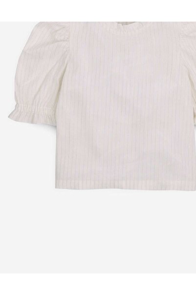 Gingersnaps Girls Solid Ribbed Half-Sleeve Top