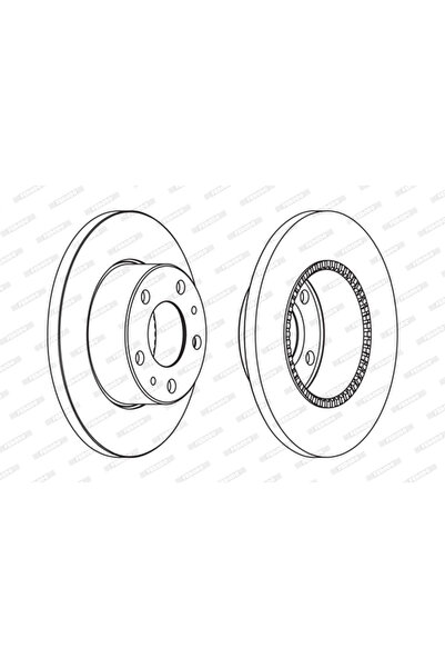FERODO Brake Disc Iveco Daily 3 Bus/Daily 3 Body/Daily 3 Platform/Chassis