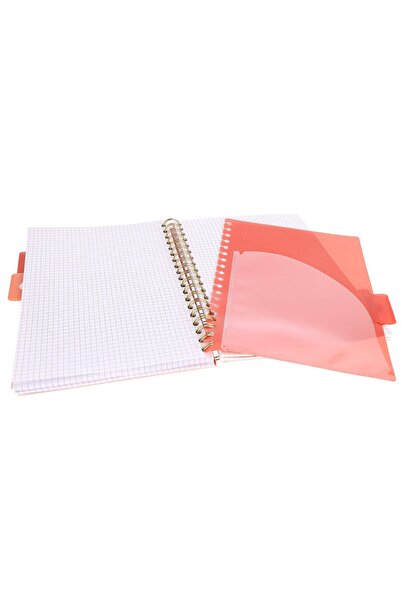 Strigo Spiral notebook and dividers Project Book FLORI B5, mathematics, 200 pg, cardboard covers PADS079