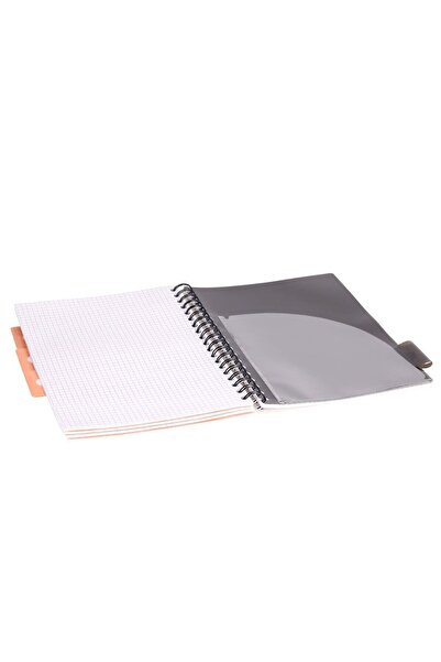 Strigo Spiral notebook and dividers Project Book FLORAL B5, mathematics, 200 pg, cardboard covers PADS045