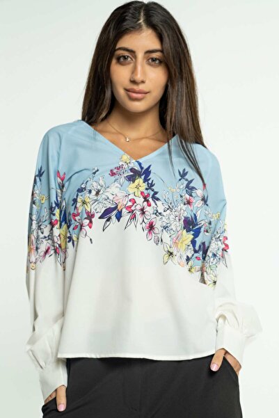 mica Floral Long Sleeve Blouse