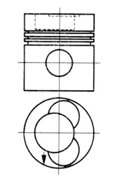 Kolbenschmidt Piston Mercedes-Benz Agl/Lp/Mb-Trac 1969-2002