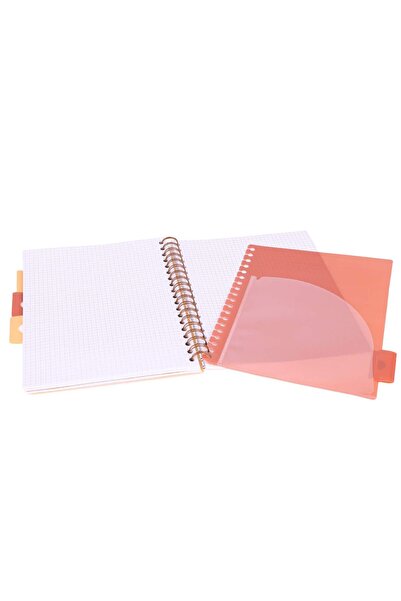 Strigo Spiral notebook and dividers Project Book AFRICA B5, mathematics, 200 pg, cardboard covers PADS069