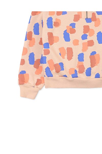 Gingersnaps Girls Printed Long-Sleeve Sweater