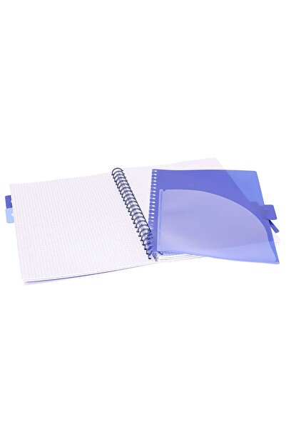 Strigo Spiral notebook and dividers Project Book TIGRU A4, mathematics, 200 pg, cardboard covers PADS020