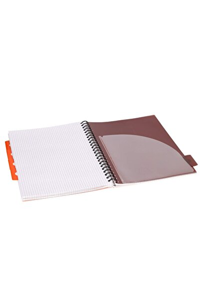 Strigo Spiral notebook and dividers Project Book FLORAL A4, mathematics, 200 pg, cardboard covers PADS043