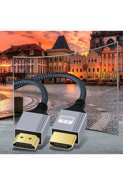 Choice كابل HDMI أسود 5 متر بدقة 4K، مناسب لأجهزة التلفزيون واللاب توب وجهاز ...
