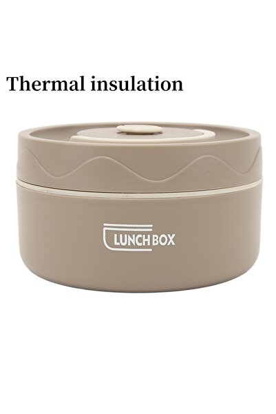 Choice B-Dark Coffee 440ml Stainless Steel Thermal Cooking Pot Double Layer R...