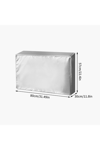Choice غطاء مكيف هواء 80x30x57 سم، قطعة واحدة، الوحدة الرئيسية الخارجية، غطاء الوحدة الخارجية، مكيف هواء مثبت على الحائط